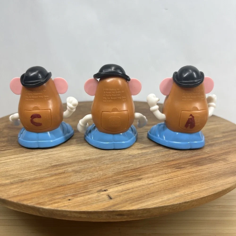 Mr. Potato Head Burger King 1998 Lot of 3 Kids Meal Toys Hasbro‎ Vintage